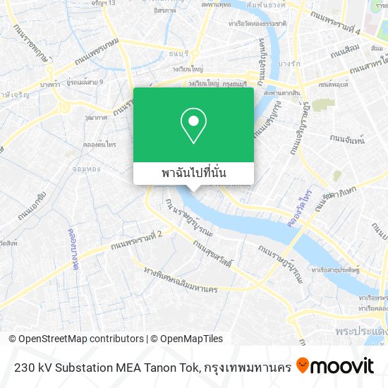 230 kV Substation MEA Tanon Tok แผนที่