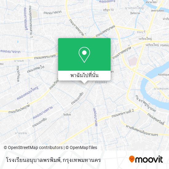 โรงเรียนอนุบาลพรพิมพ์ แผนที่