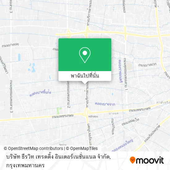 บริษัท ธีรวิท เทรดดิ้ง อินเตอร์เนชั่นแนล จำกัด แผนที่