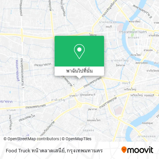 Food Truck หน้าตลาดเสนีย์ แผนที่