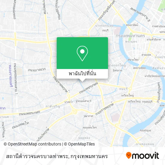 สถานีตำรวจนครบาลท่าพระ แผนที่