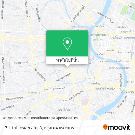 7-11 ปากซอยจรัญ 3 แผนที่