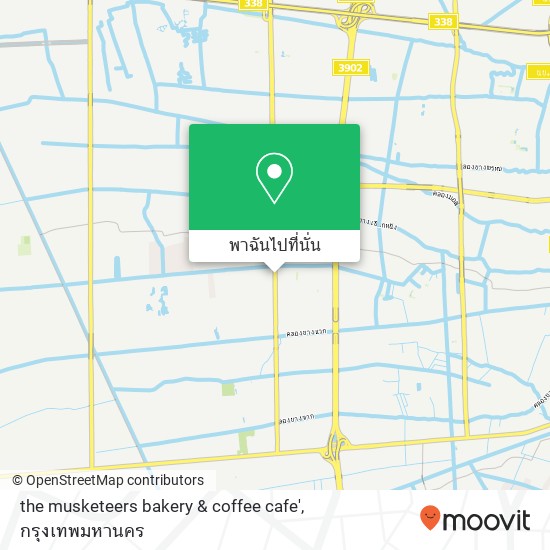 the musketeers bakery & coffee cafe' แผนที่