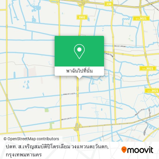 ปตท. ส.เจริญสมบัติปิโตรเลียม วงแหวนตะวันตก แผนที่