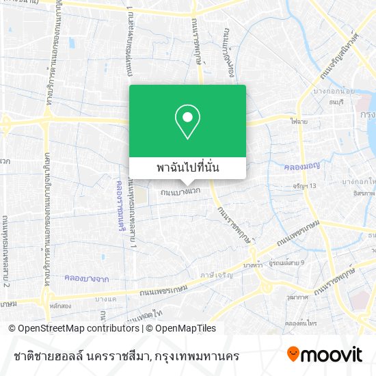 ชาติชายฮอลล์ นครราชสีมา แผนที่
