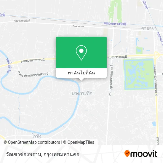 วัดเขาช่องพราน แผนที่