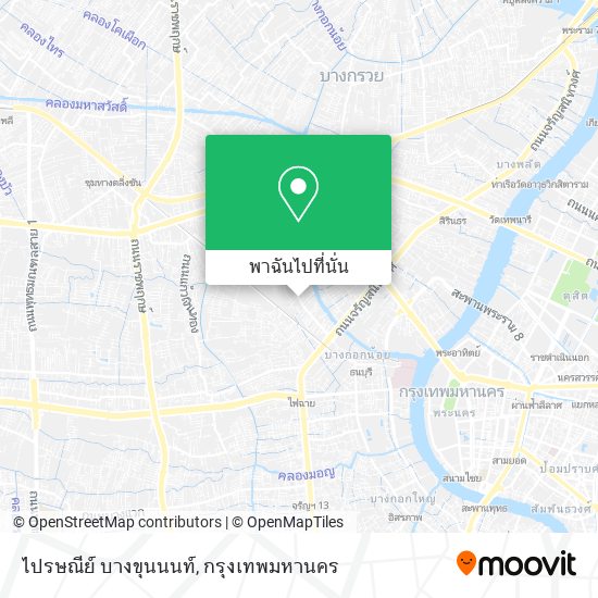 ไปรษณีย์ บางขุนนนท์ แผนที่