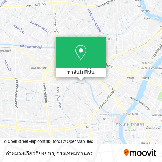 ค่ายมวยเกียรติยงยุทธ แผนที่