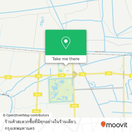 ร้านค้าสะดวกซื้อที่มีทุกอย่างในร้านเดียว แผนที่