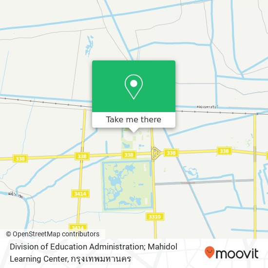 Division of Education Administration; Mahidol Learning Center แผนที่