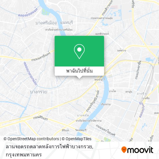 ลานจอดรถตลาดหลังการไฟฟ้าบางกรวย แผนที่