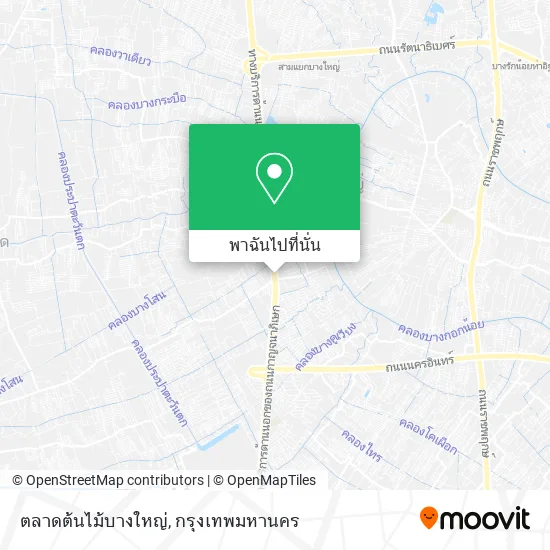 ตลาดต้นไม้บางใหญ่ แผนที่