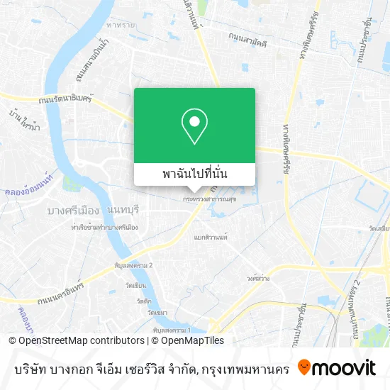 บริษัท บางกอก จีเอ็ม เซอร์วิส จำกัด แผนที่