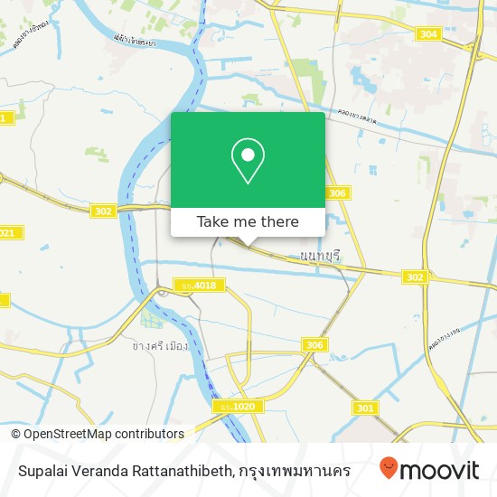 Supalai Veranda Rattanathibeth แผนที่