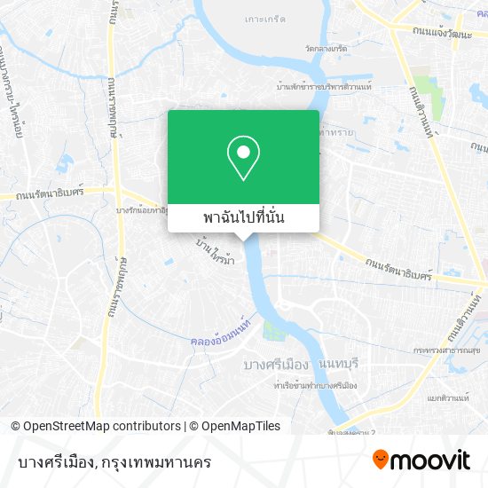 บางศรีเมือง แผนที่