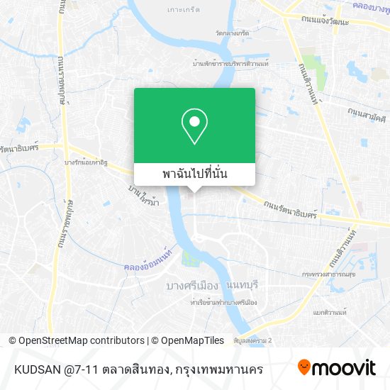KUDSAN @7-11 ตลาดสินทอง แผนที่