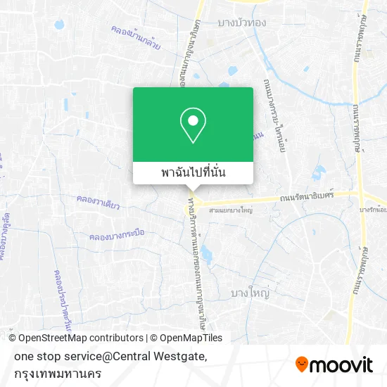 one stop service@Central Westgate แผนที่