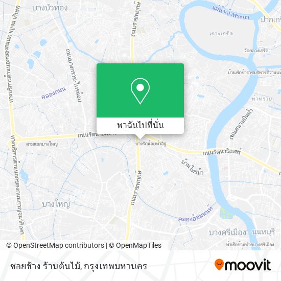 ซอยช้าง ร้านต้นไม้ แผนที่