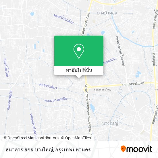 ธนาคาร ธกส บางใหญ่ แผนที่
