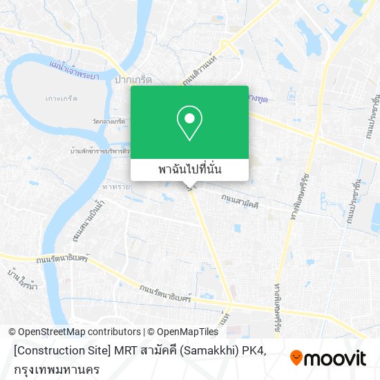 [Construction Site] MRT สามัคคี (Samakkhi) PK4 แผนที่