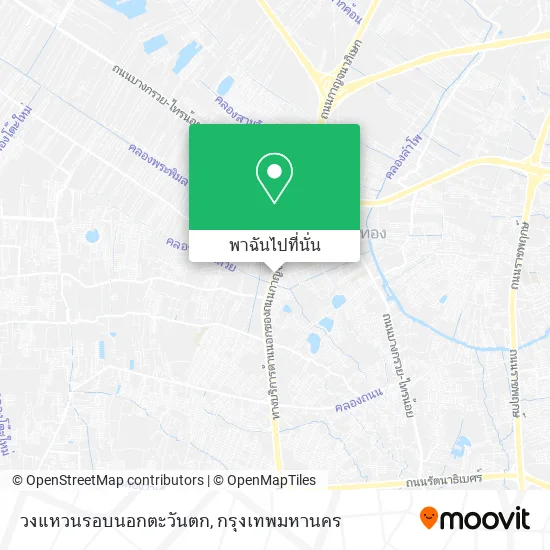 วงแหวนรอบนอกตะวันตก แผนที่