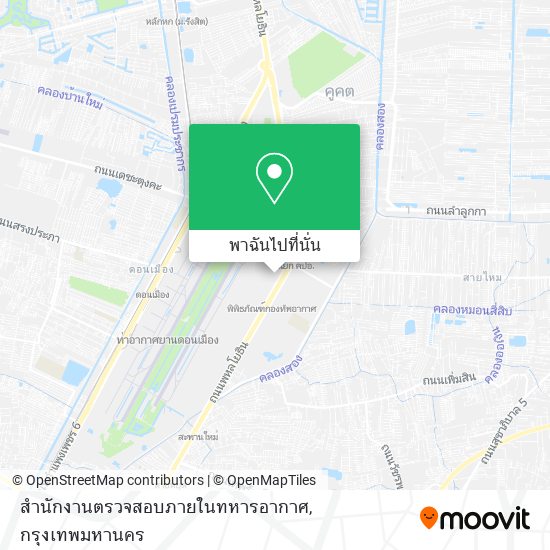 สำนักงานตรวจสอบภายในทหารอากาศ แผนที่