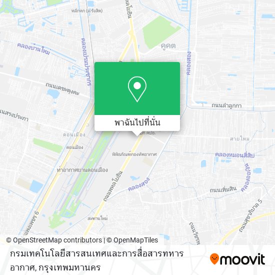 กรมเทคโนโลยีสารสนเทศและการสื่อสารทหารอากาศ แผนที่