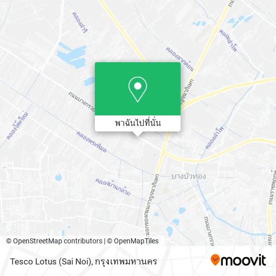 Tesco Lotus (Sai Noi) แผนที่