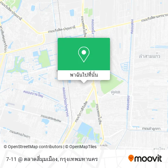 7-11 @ ตลาดสี่มุมเมือง แผนที่