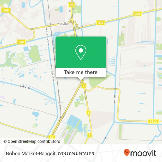 Bobea Market-Rangsit แผนที่