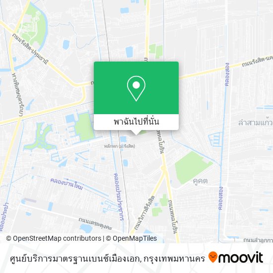 ศูนย์บริการมาตรฐานเบนซ์เมืองเอก แผนที่