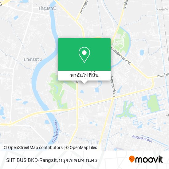 SIIT BUS BKD-Rangsit แผนที่