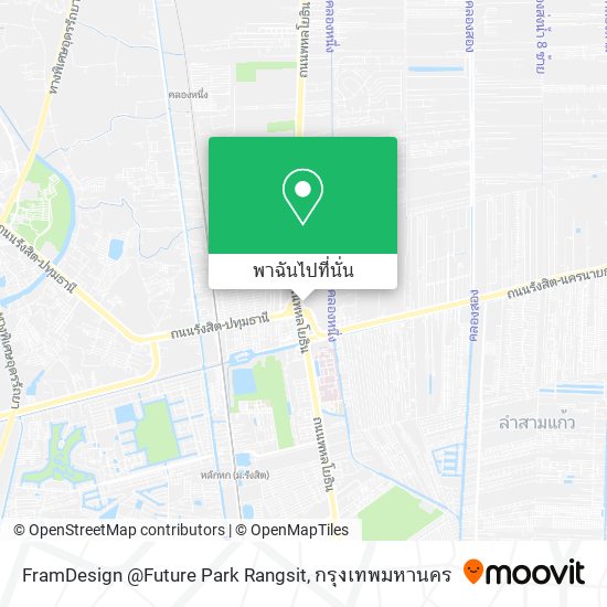 FramDesign @Future Park Rangsit แผนที่