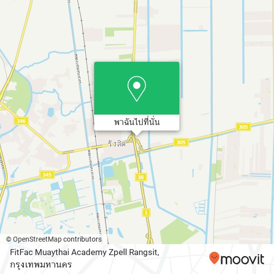 FitFac Muaythai Academy Zpell Rangsit แผนที่