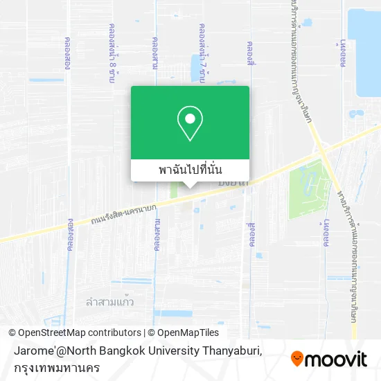 Jarome'@North Bangkok University Thanyaburi แผนที่