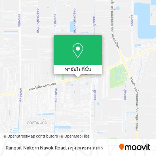 Rangsit-Nakorn Nayok Road แผนที่