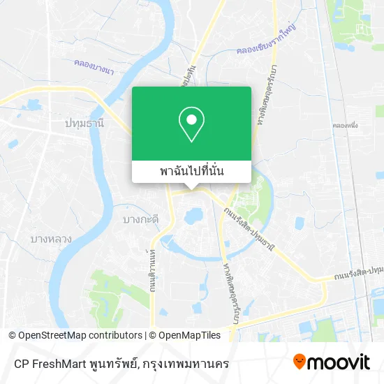 CP FreshMart พูนทรัพย์ แผนที่