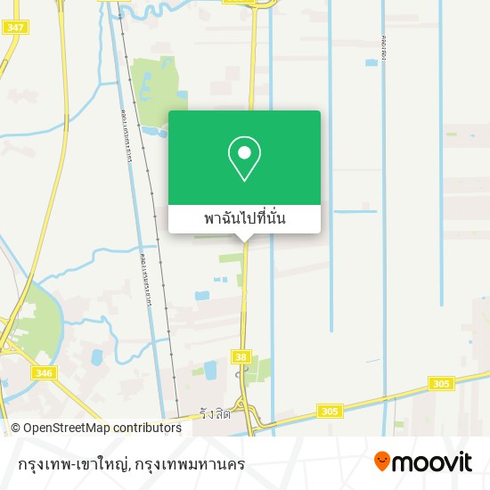 กรุงเทพ-เขาใหญ่ แผนที่