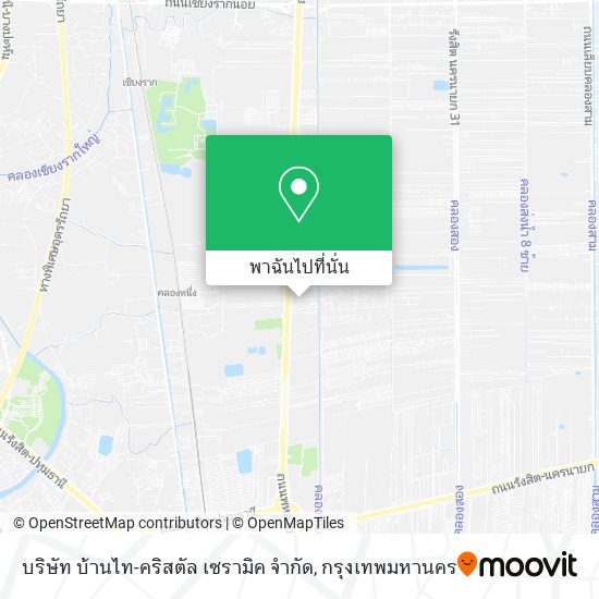 บริษัท บ้านไท-คริสตัล เซรามิค จำกัด แผนที่