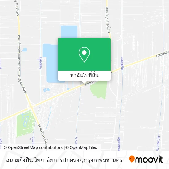 สนามยิงปืน  วิทยาลัยการปกครอง แผนที่