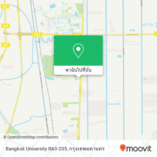 Bangkok University RA3-205 แผนที่