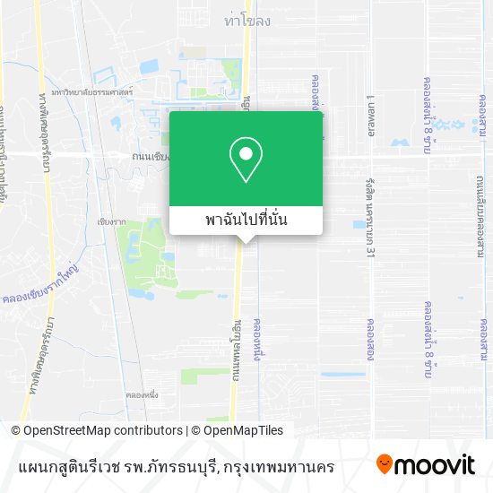 แผนกสูตินรีเวช รพ.ภัทรธนบุรี แผนที่