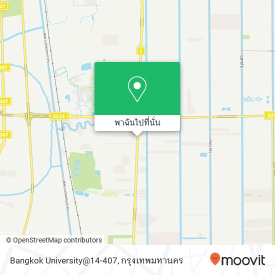 Bangkok University@14-407 แผนที่