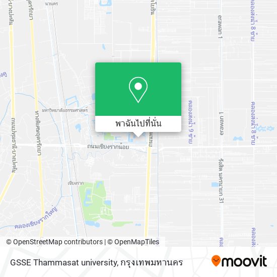 GSSE Thammasat university แผนที่