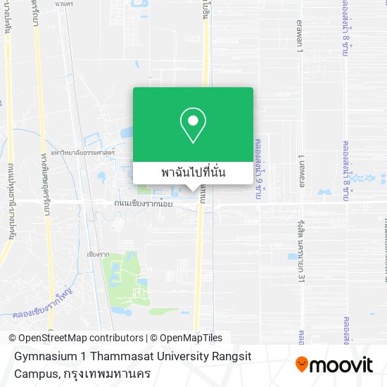 Gymnasium 1 Thammasat University Rangsit Campus แผนที่