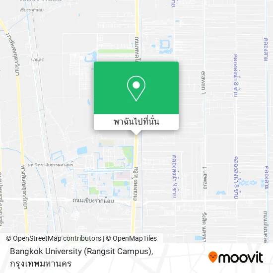 Bangkok University (Rangsit Campus) แผนที่