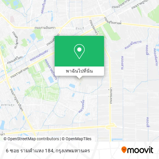 6 ซอย รามคำแหง 184 แผนที่