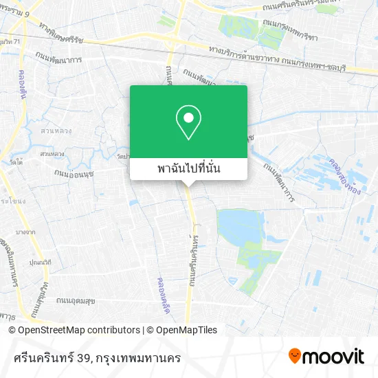 ศรีนครินทร์ 39 แผนที่