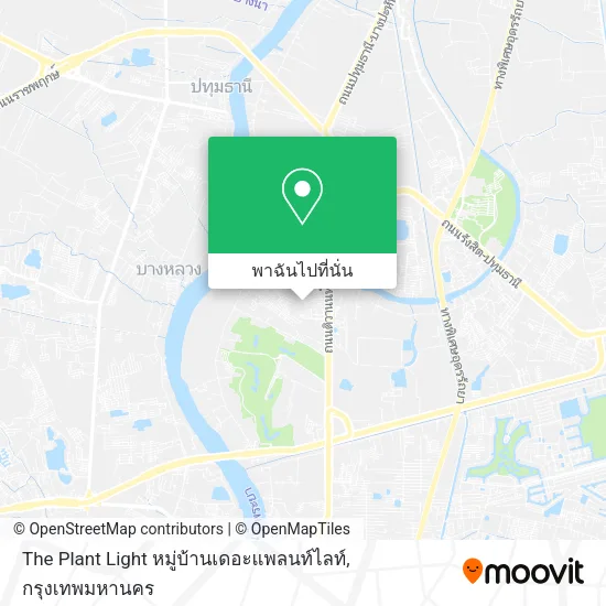 The Plant Light หมู่บ้านเดอะแพลนท์ไลท์ แผนที่