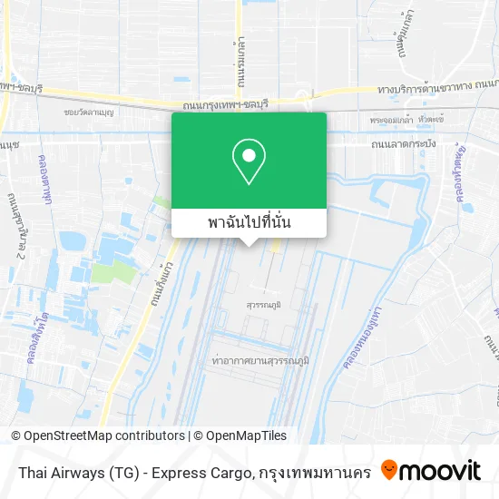 Thai Airways (TG) - Express Cargo แผนที่